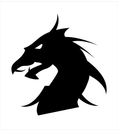 Dragon icon. vector & illustrationのイラスト素材
