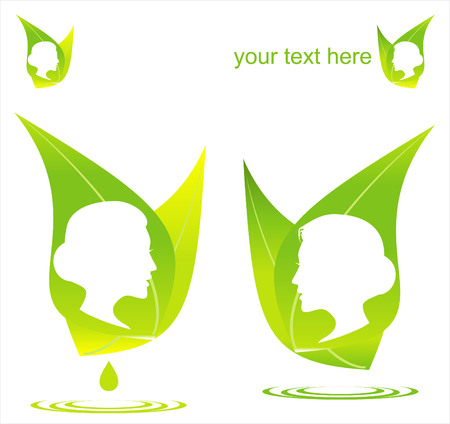 spa, nature, leaf, SPA Therapyのイラスト素材