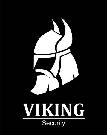 unique viking icon head iconのイラスト素材
