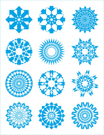 bursts and circular designs (stars) #1のイラスト素材