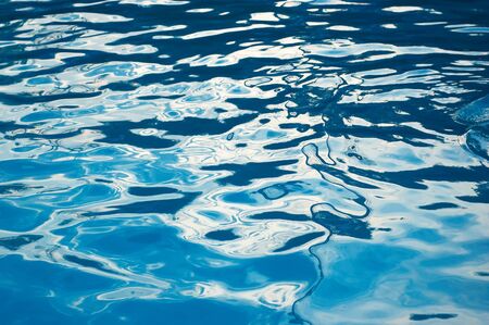rippled reflections on the water