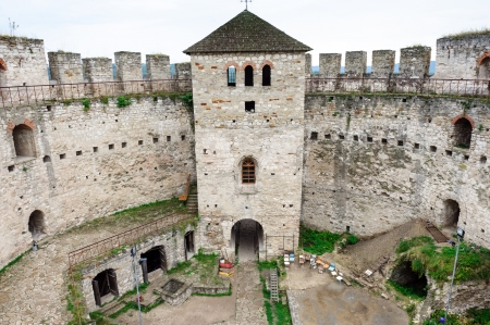 Inner yard of Soroca Fortress, Moldova, Eastern Europeのeditorial素材