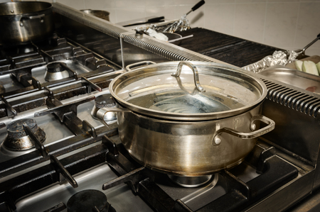 real restaurant kitchenの写真素材