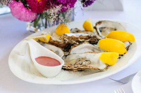 oysters plate