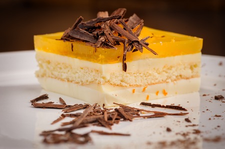 Layered cheesecakeの写真素材