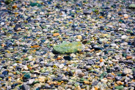 Sea pebbles ath th beachの写真素材