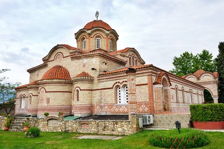 Monastery of Saint Ephrem the Syrian near Olympus mountains in Greece, main cathedral