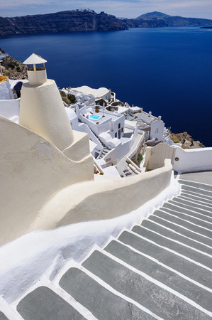 View of Oia, Santoriniの写真素材