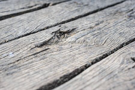 Old aged wood planks in perspective