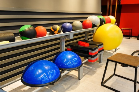 Modern gym interior