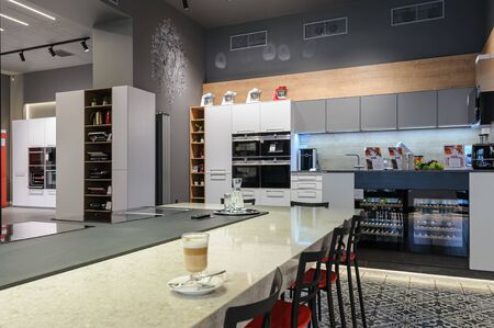 Premium home appliance store interiorの写真素材