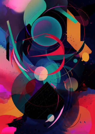 A laptop computer sitting on top of a table. Generative AI image.の素材