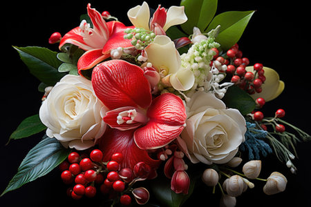 A bouquet of flowers, AIの素材