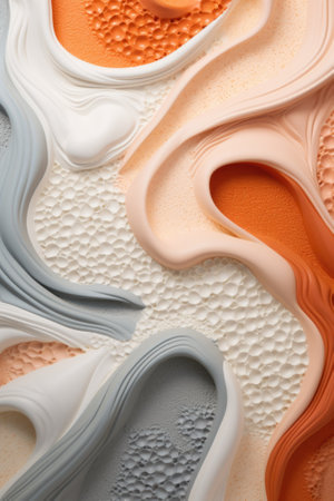 A close up of a colorful abstract design, AIの素材