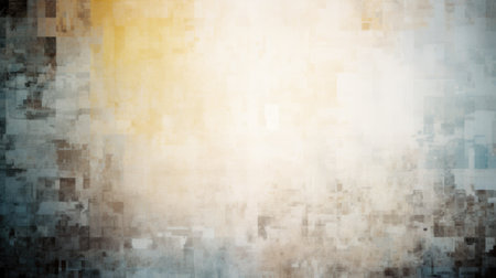 Abstract background with a yellow and blue color, AIの素材