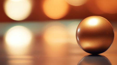 An egg sitting on a table with a blurred background, AIの素材