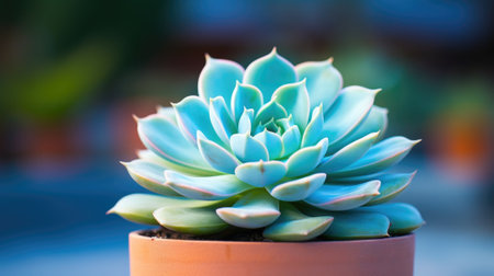 A small succulent plant in a pot, AIの素材