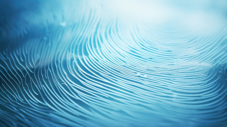 Fingerprint background with water droplets, blurred background, AIの素材