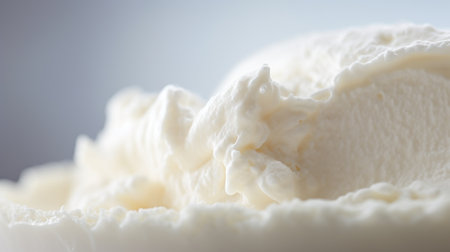 Close up of a scoop of ice cream, AIの素材
