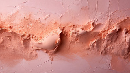 A close up of a wall with paint on it and some dirt, AIの素材