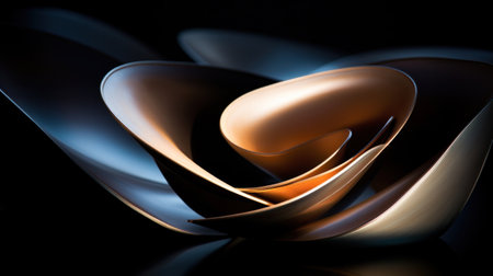 A close up of a flower with some sort of metal on it, AIの素材