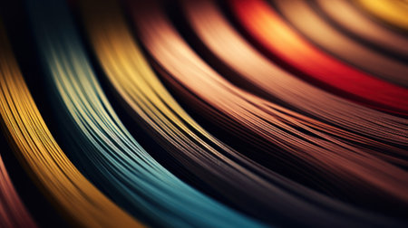 A close up of a bunch of colored wires in different colors, AIの素材