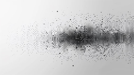 Abstract halftone dot pattern background, AIの素材
