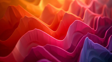 A close up of a colorful abstract background with wavy lines, AIの素材