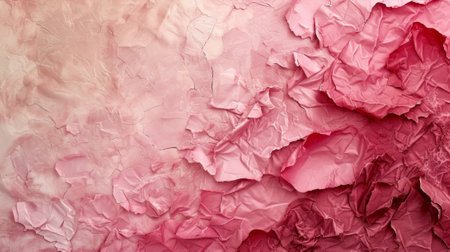 A close up of a piece of paper with pink flowers on it, AIの素材