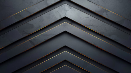 A black and gold background with a pattern of lines, AIの素材