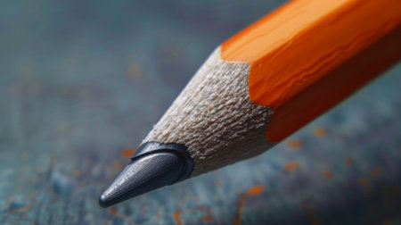 A close up of a pencil with an eraser on the end, AIの素材