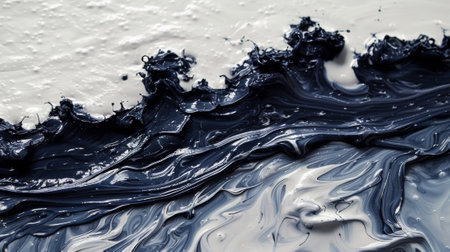A close up of a liquid that is being poured into something, AIの素材