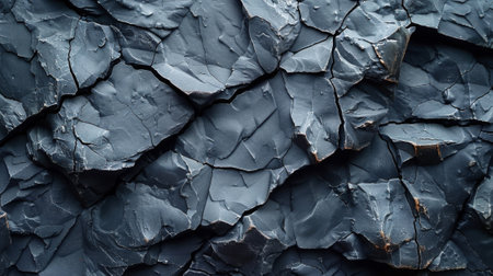 A close up of a large rock wall with some cracks in it, AIの素材
