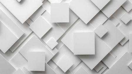 A white background with many squares of different sizes, AIの素材