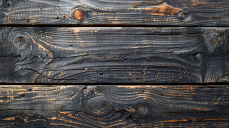 A close up of a wooden plank with some rust on it, AIの素材