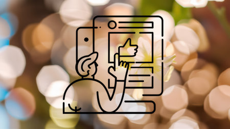 A hand drawing a picture on the screen of an iphone, AIの素材