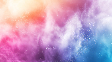 A close up of a colorful cloud with some white spots, AIの素材