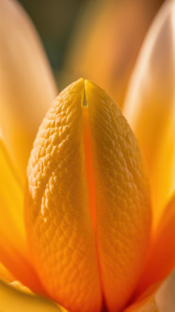 A close up of a flower with the petals open, AIの素材