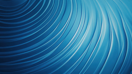 A close up of a blue wave pattern on the surface, AIの素材