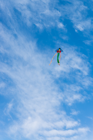 Kite flying in the skyのeditorial素材