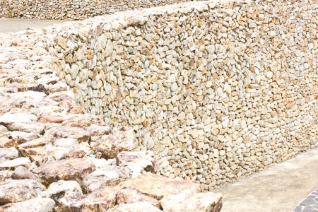 curved stone wall, surface texture of stone wall decoration, randomize stones good texture