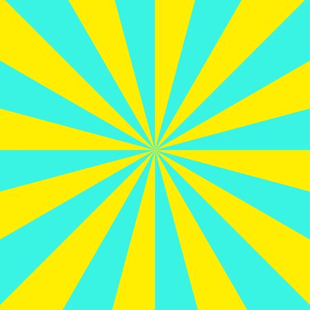 Abstract  geometric background with yellow and blue trianglesのイラスト素材
