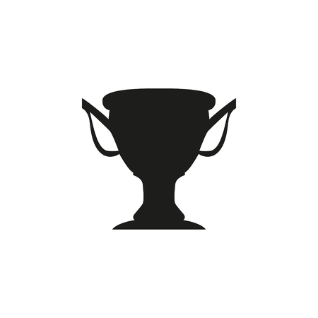 Silhouette  of the Champions Cup. Icon vector illustrationのイラスト素材