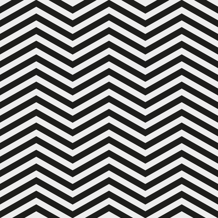Black  and white chevron seamless geometric pattern. Vector illustration