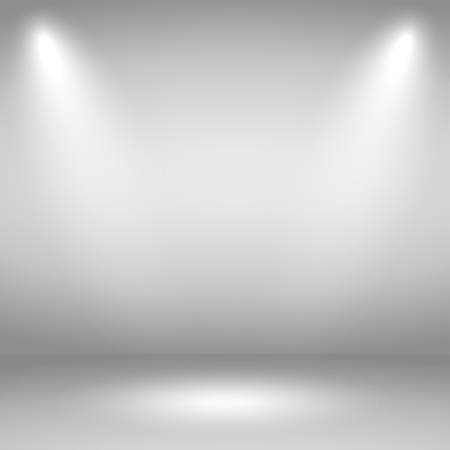 Bright  stage with spotlights. Two rays of lightのイラスト素材