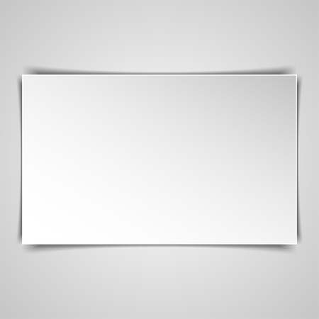 Blank  rectangle hardcover album template on white background. Vector illustration.のイラスト素材