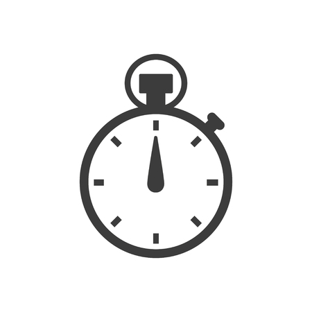 Stopwatch in a flat design. Vector illustration eps10のイラスト素材
