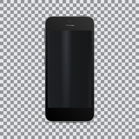 Realistic smartphone with blank screen.のイラスト素材