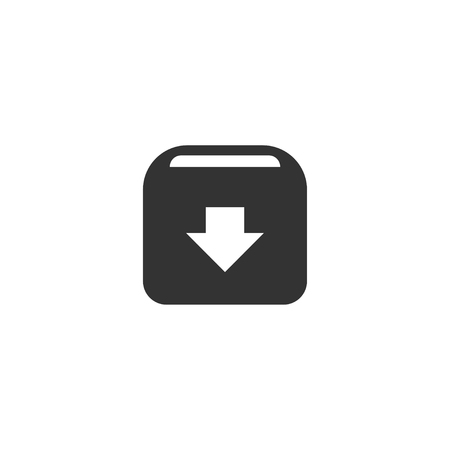 Archive icon in simple design. Vector illustration.のイラスト素材
