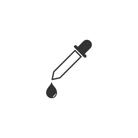 Pipette icon in simple design. Vector illustration.のイラスト素材